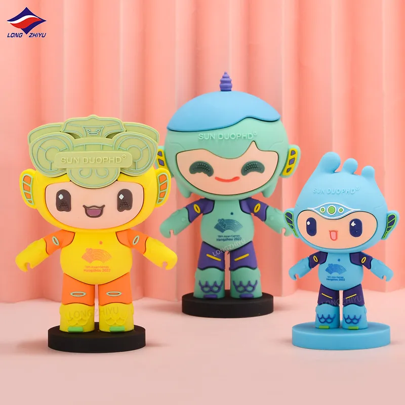 Longzhiyu 15 лет Заводская 3D мультфильм ПВХ фигурка Звездных войн с основанием в виде милого героя аниме персонажа резиновые фигурки