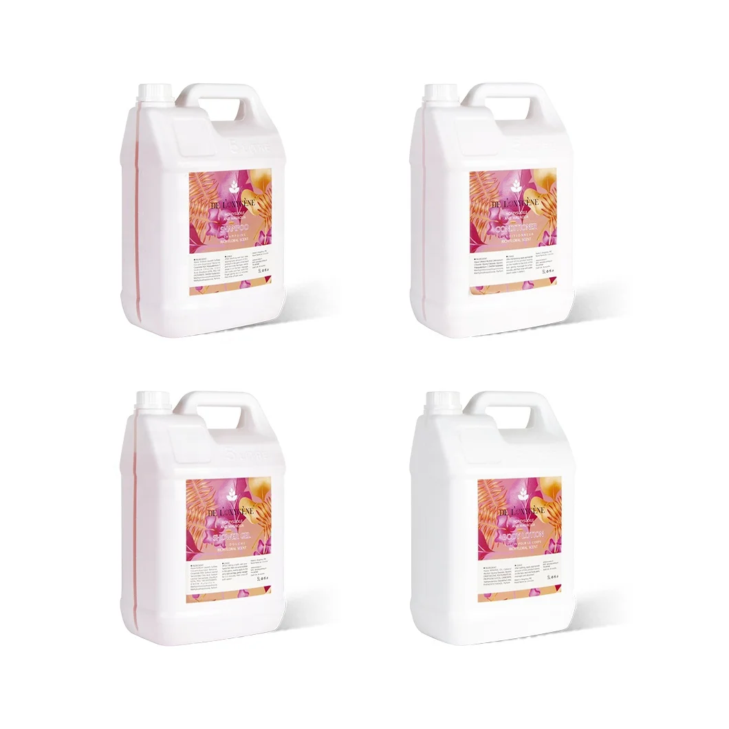 Bulk Shampoo Shower Gel Body Lotion Salon Hotel 5 Liter Refill Hair Shampoo