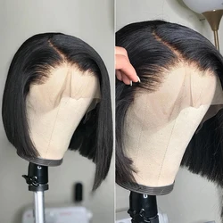 4x4 13x4 613 Honey Blonde Color Lace Front Human Hair Wigs For Women Transparent Brazilian Remy Straight Frontal Wig Human Hair