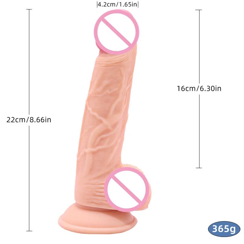 8.7 Inch Real PVC Huge Big Penis Sex Dildo Adult Toy Strong Suction Cup Make Your Hands Free Love dildo sex toy for woman