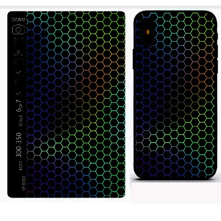 Mobile phone back wrap leather mobile 3d skin for hydrogel screen protector cutting machine