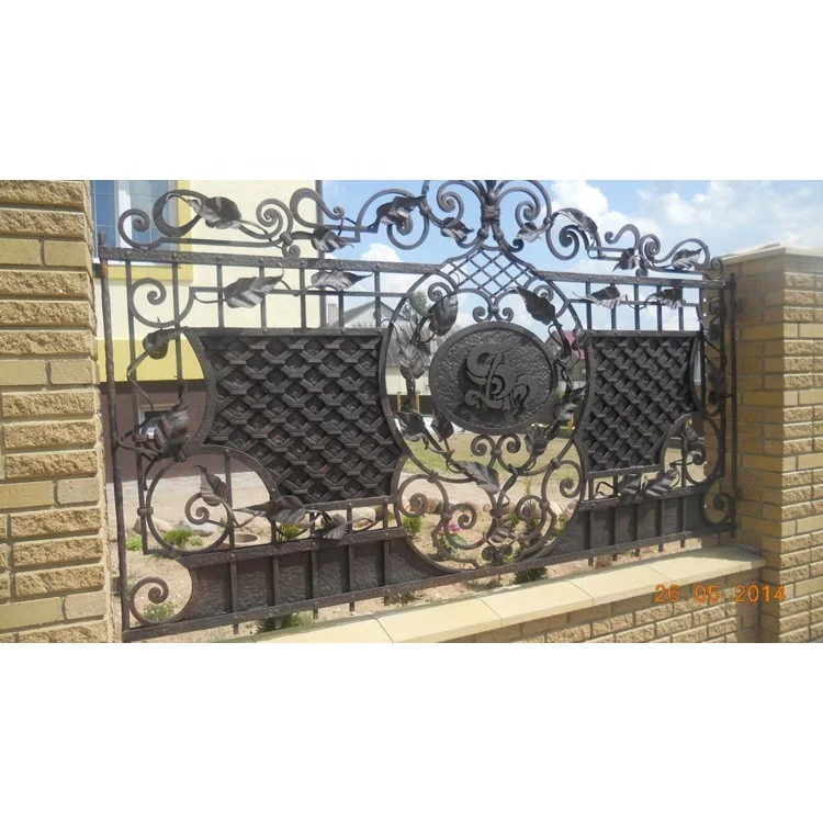 Регулируемые оцинкованные трубы для сада современные домашние раздвижные дизайнерские ворота с лазерной резкой дома в квадратных трубах