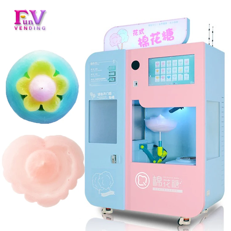 
Source manufacturer Fun vending vending making industrial cotton candy floss machine 