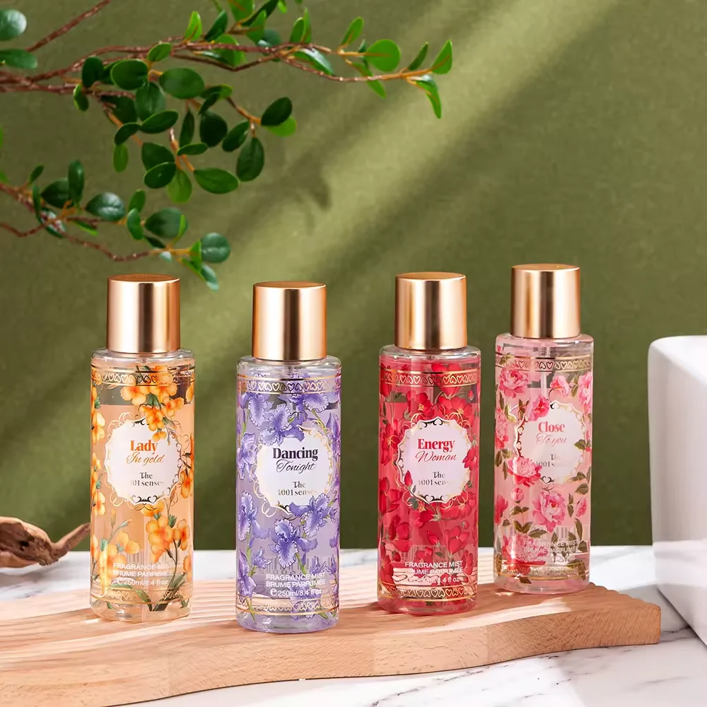 Wholesale perfume flower secret splash body works mist 250ml original spray mist fragrance splash for women