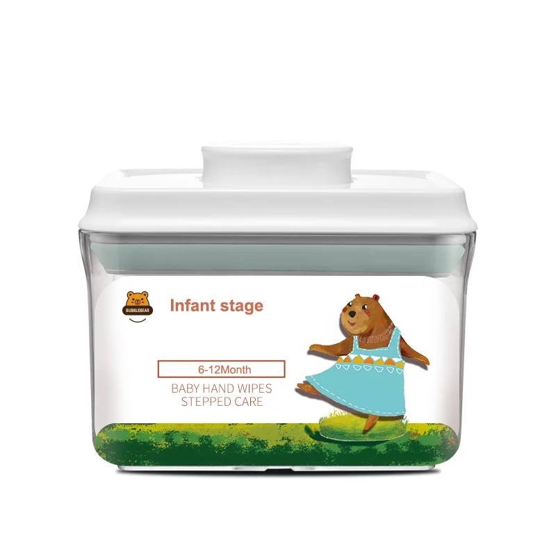 Factory 19years Baby Wet Wipes Super Thick soft Repeated use Sealed Packing Box non-alcohol non-fragrant OEM ODM