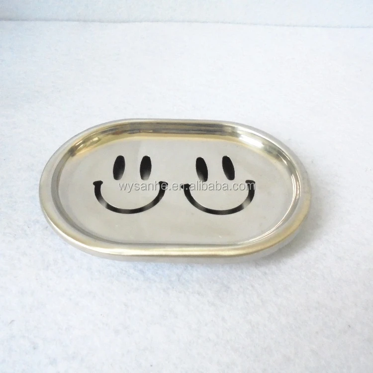 Elegant stainless steel soap dish