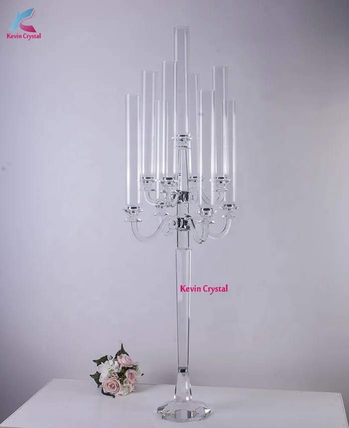 K-1170 9 держателей высокий Настольный подсвечник канделябр Свадебный декор