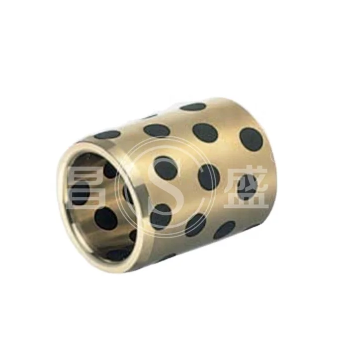 Bronze Graphite Guide Bushing For Injection Molding Machines Excavators Bush Loaders Bearing