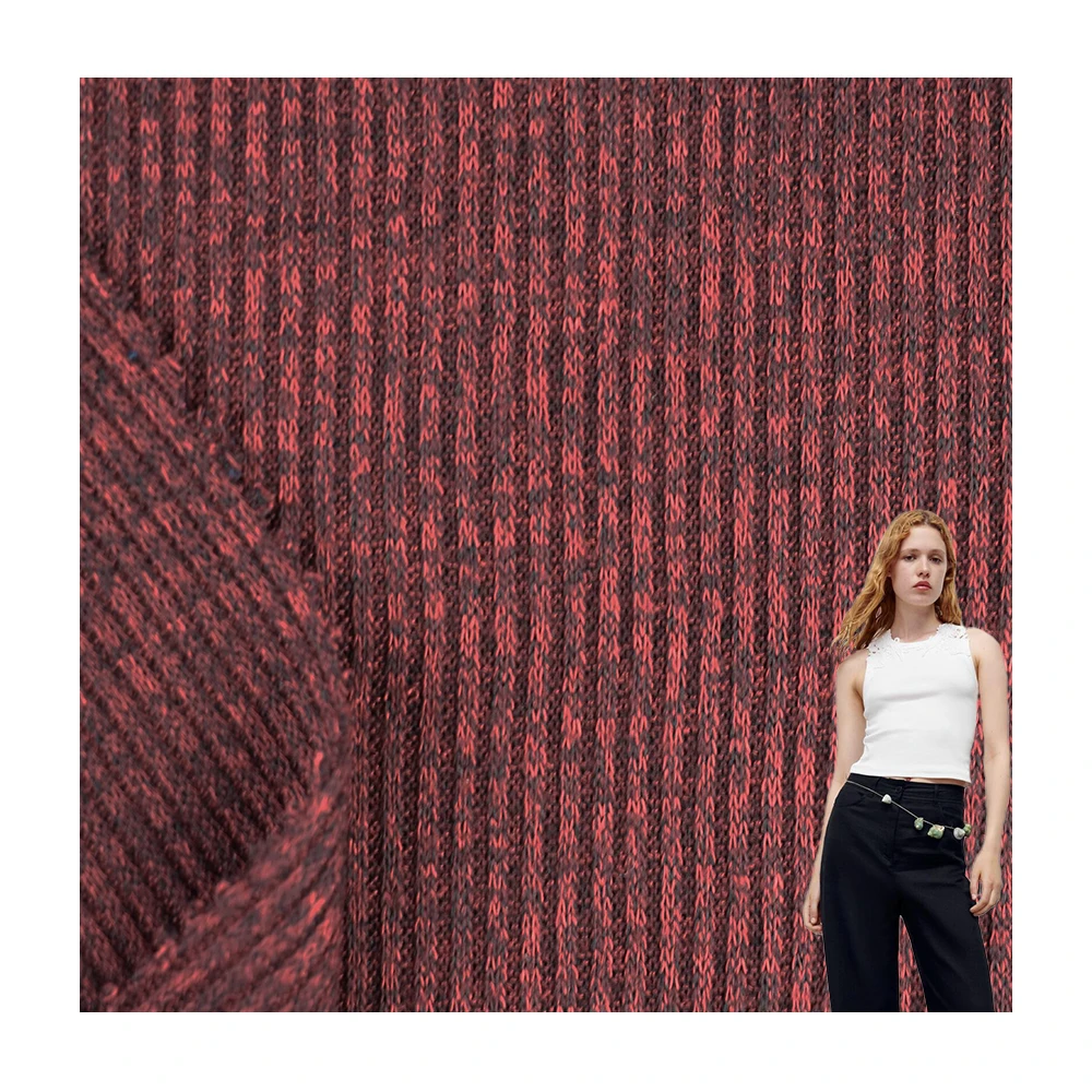 Wholesale 40S rayon polyester spandex 3*2 RT rib knit fabric for bottomed shirt