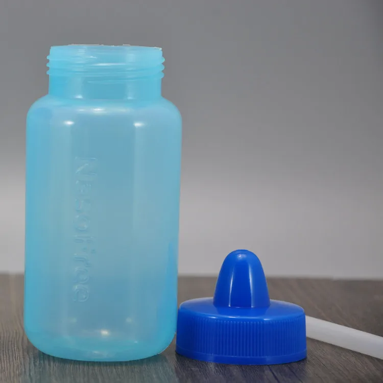 China manufacture Superior Stable 200Ml LDPE blue round plastic Sprays Mist Nasal Spray Bottle Good price