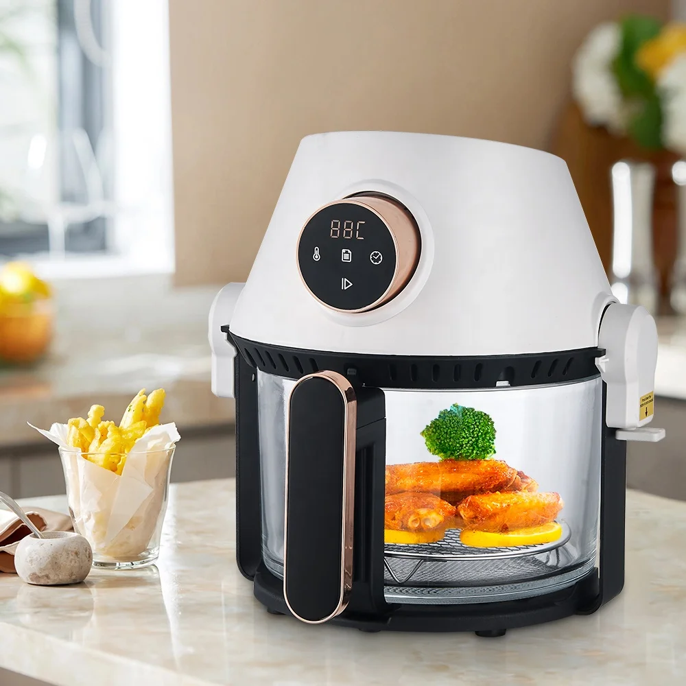 New Design 3.5L Multifunctional Air Fryer Household Electric Air Fryer Visible Digital Smart Air Fryers With Grill Pan