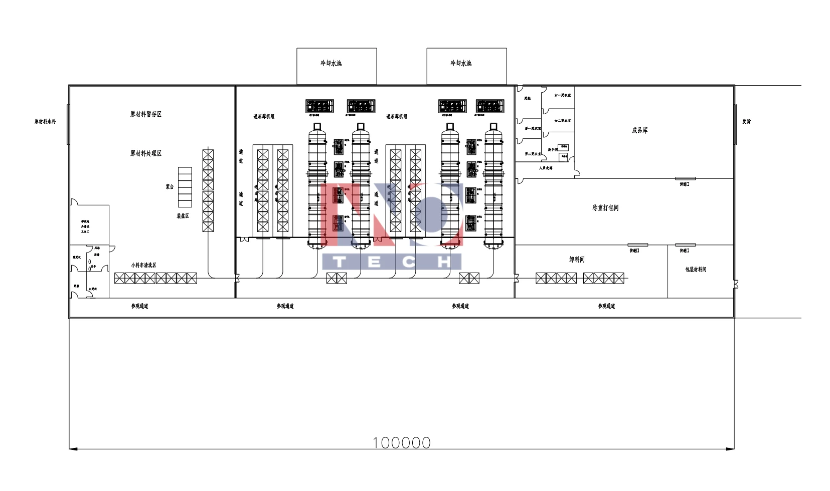 Hot sale 50 m² Vacuum Freezing Dryer Vegetables Fruits New Condition Food Processing Equipment with CE