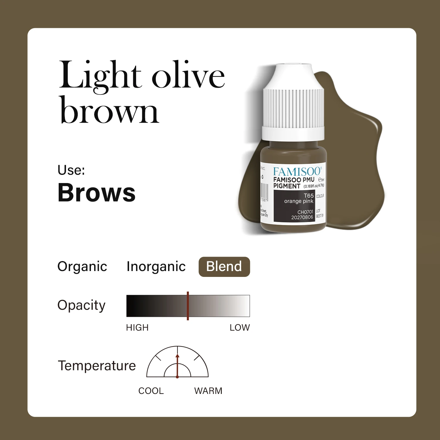 OEM ODM Permanent Makeup Pigments Eyebrows Tattoo Ink Microblading Pigments PMU Tattoo Ink for Microblading Eyebrows Tattoo