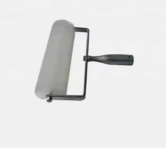 Floor & Wall Air Bubble Removing Self Leveling Steel Spike Roller Epoxy Flooring Roller