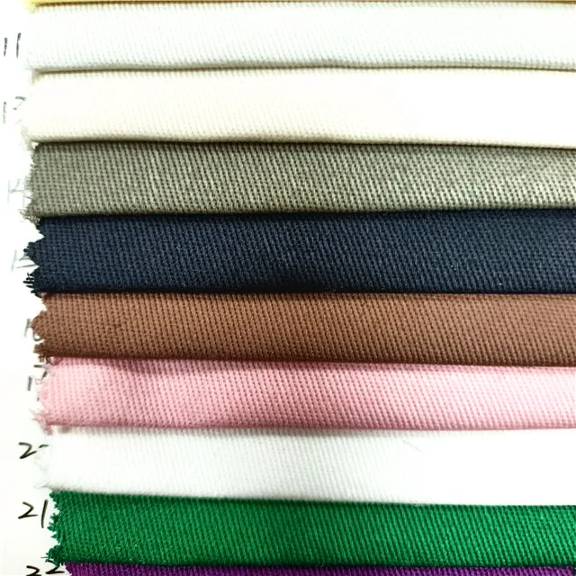 Good quality cotton spandex fabric roll woven textiles 97 cotton 3 spandex twill men pants fabric
