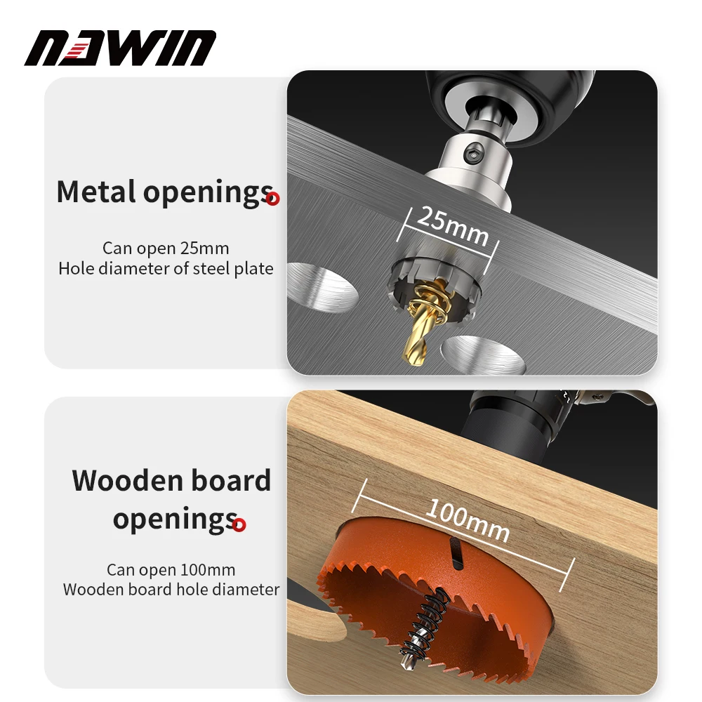 20V Cordless Impact Hand Drill Set with handle bar 13mm Chuck Capacity Brushless Motor Impact Screw Drills