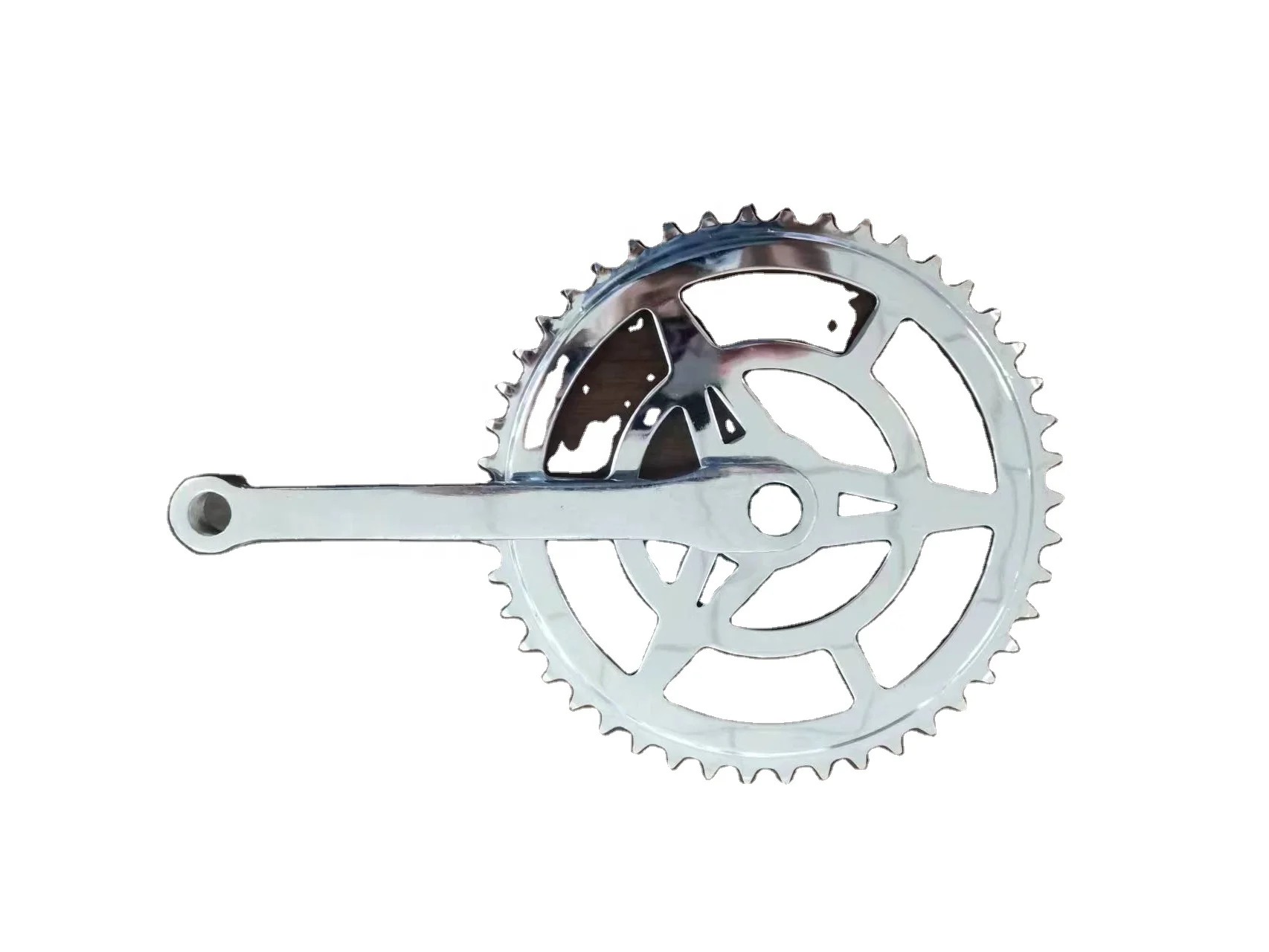 Factory single speed bicycle chainwheel and good quality crank set and bicycle crankset for 48T