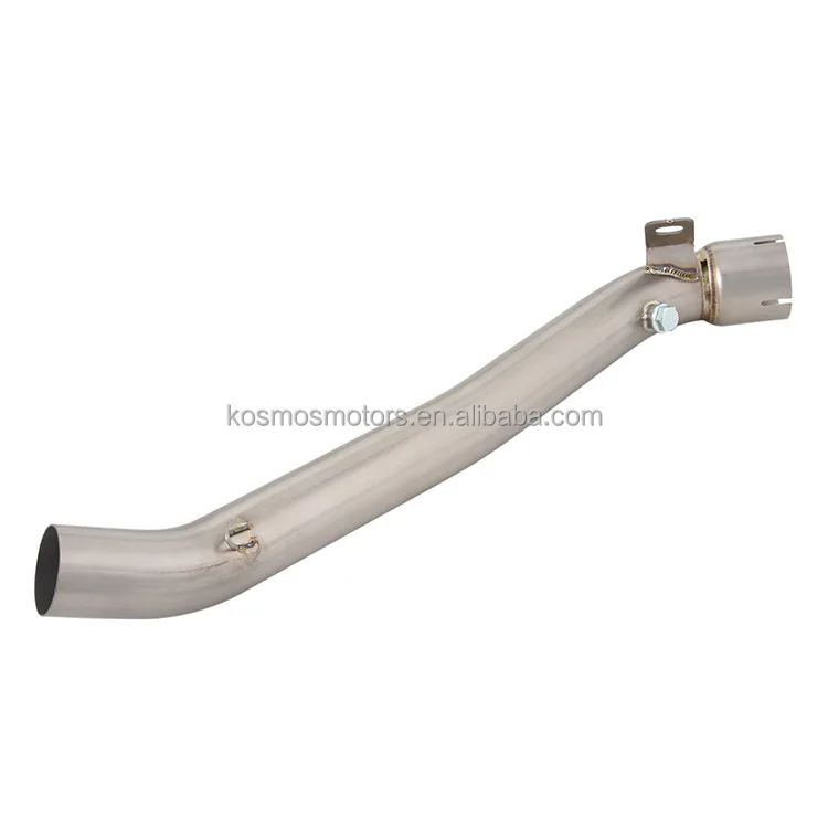 Titanium alloy custom Motorcycle exhaust middle pipe dirt bike scooter exhaust muffler midpiece for SUZUKI GSXR1000 05-08 12-22