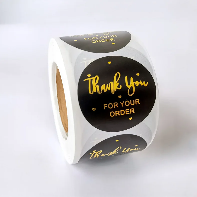 Custom Printed round Vinyl Plastic Sticker Waterproof Adhesive Paper Label for Packaging Labels