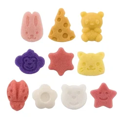 Best Seller Cute Bear Shape Bamboo Activated Charcoal Konjac Exfoliating Organic Facial Sponge