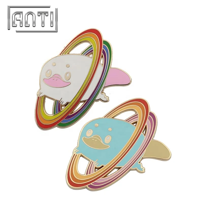 Enamel heart pin with glitter Custom your own fashionable design Wholesale hard enamel cute cat pin badges