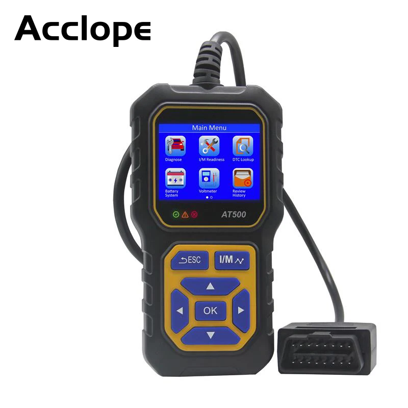 Acclope Professional New Full function Factory Supply Car OBD2 Scanner Diagnostic Tool Code Reader