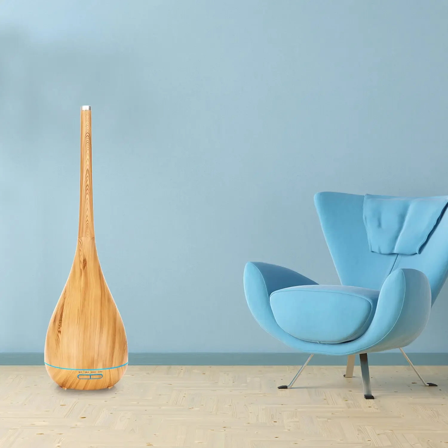 Customizable 400ML Aroma Diffuser  Air Humidifier Household Commercial use Essential Oil Desktop LED Light