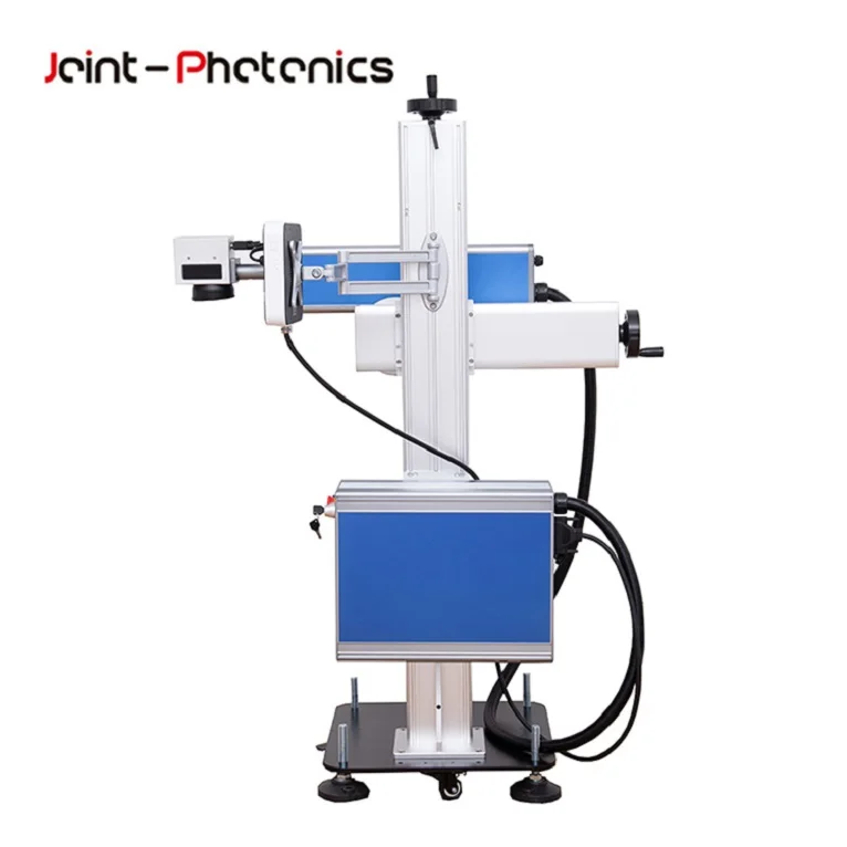 Low Price 30w 50w Auto Co2 Online Flying Laser Marking Machine Expiry Date Batch Code Printer Laser Machine for Plastic