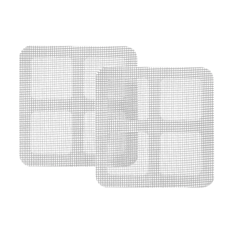 Affordable Self-Adhesive Hair Catcher - Plastic Mesh Drain Protectors for Bathroom, Toilet, and Kitchen Sinks