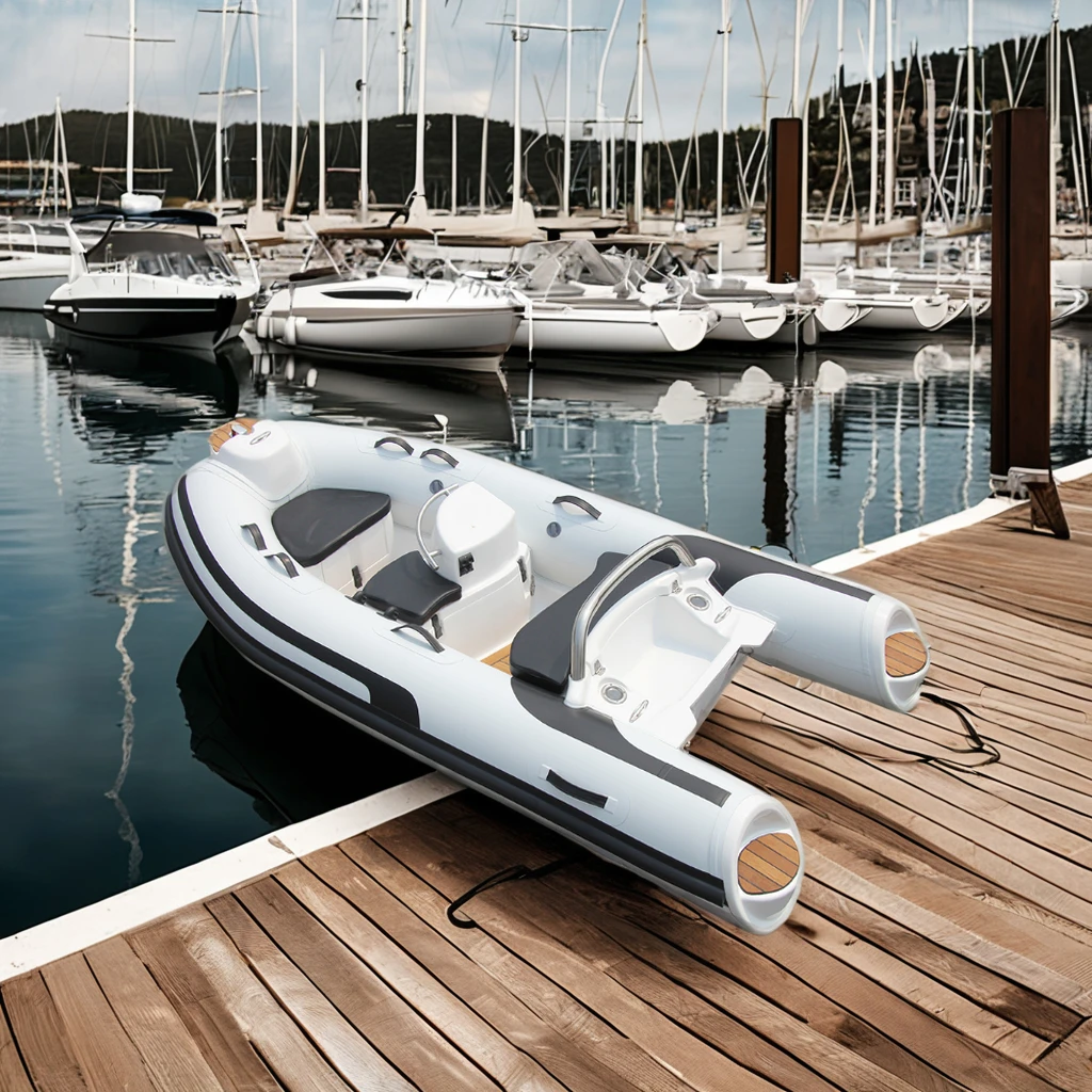 Zhenbo 3m rib boat 10ft frp rigid inflatable fishing boat 300