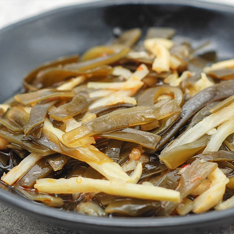 Chinese snack sea food kelp crispy bamboo shoots fresh shred kelp instant food