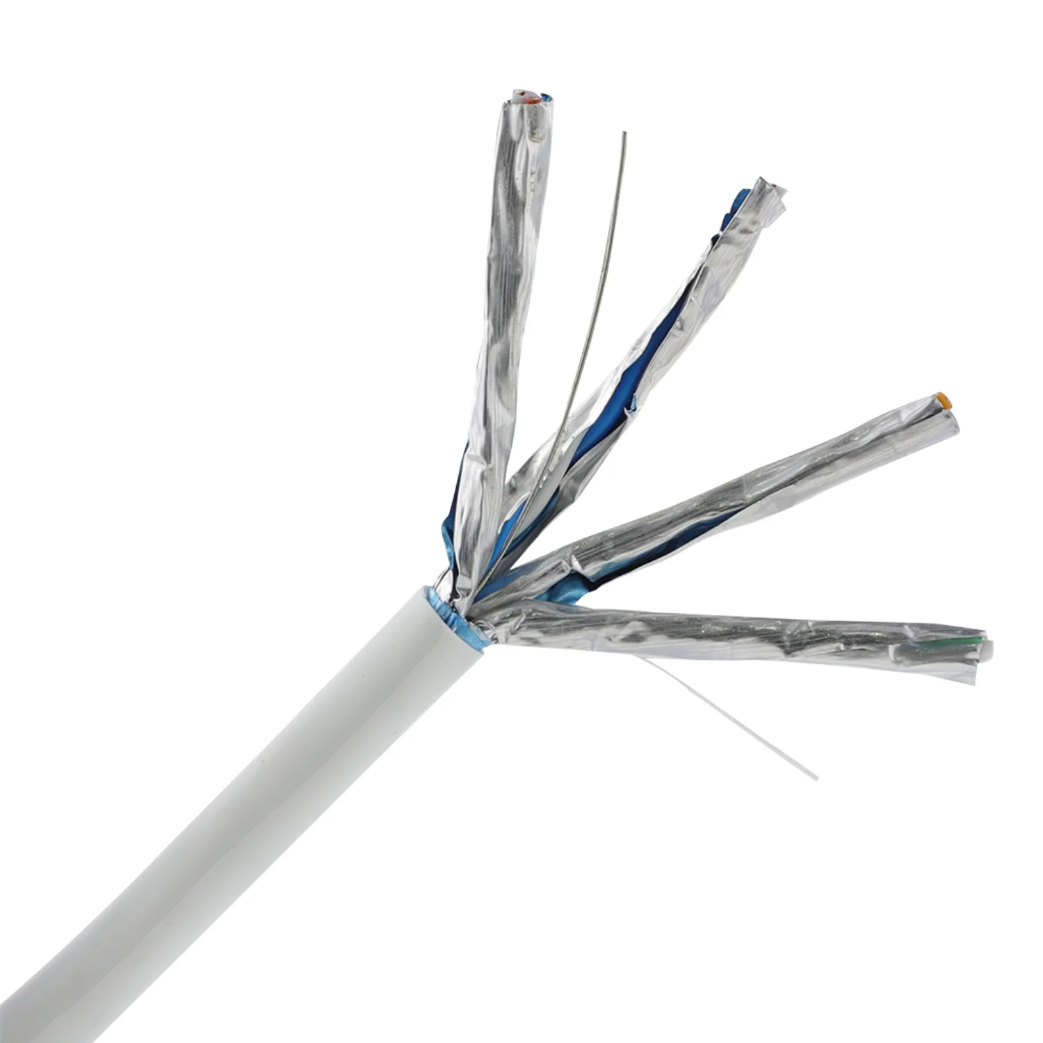 FTP Network Cable Outdoor CAT6A 305m/1000ft 500m Bare Copper UTP LAN Cable with 8 Core for Telecommunication