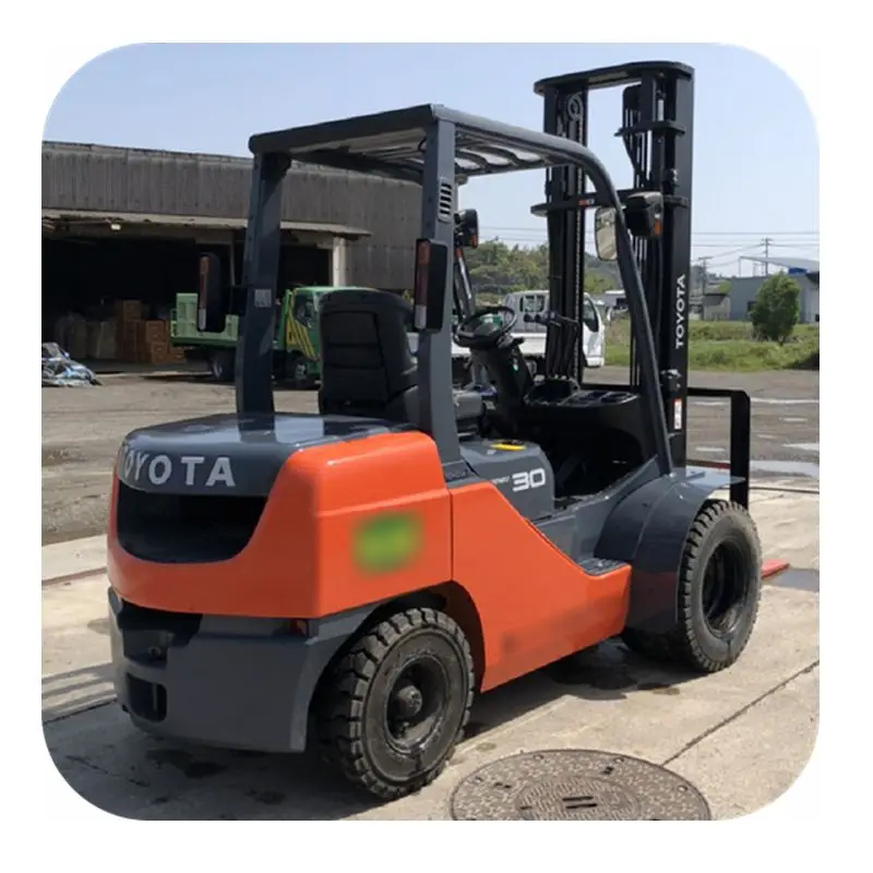 toyota30 original Japan brand forklift Used Japanese forklift 3ton warehouse pallet lifting truck used forklift good price