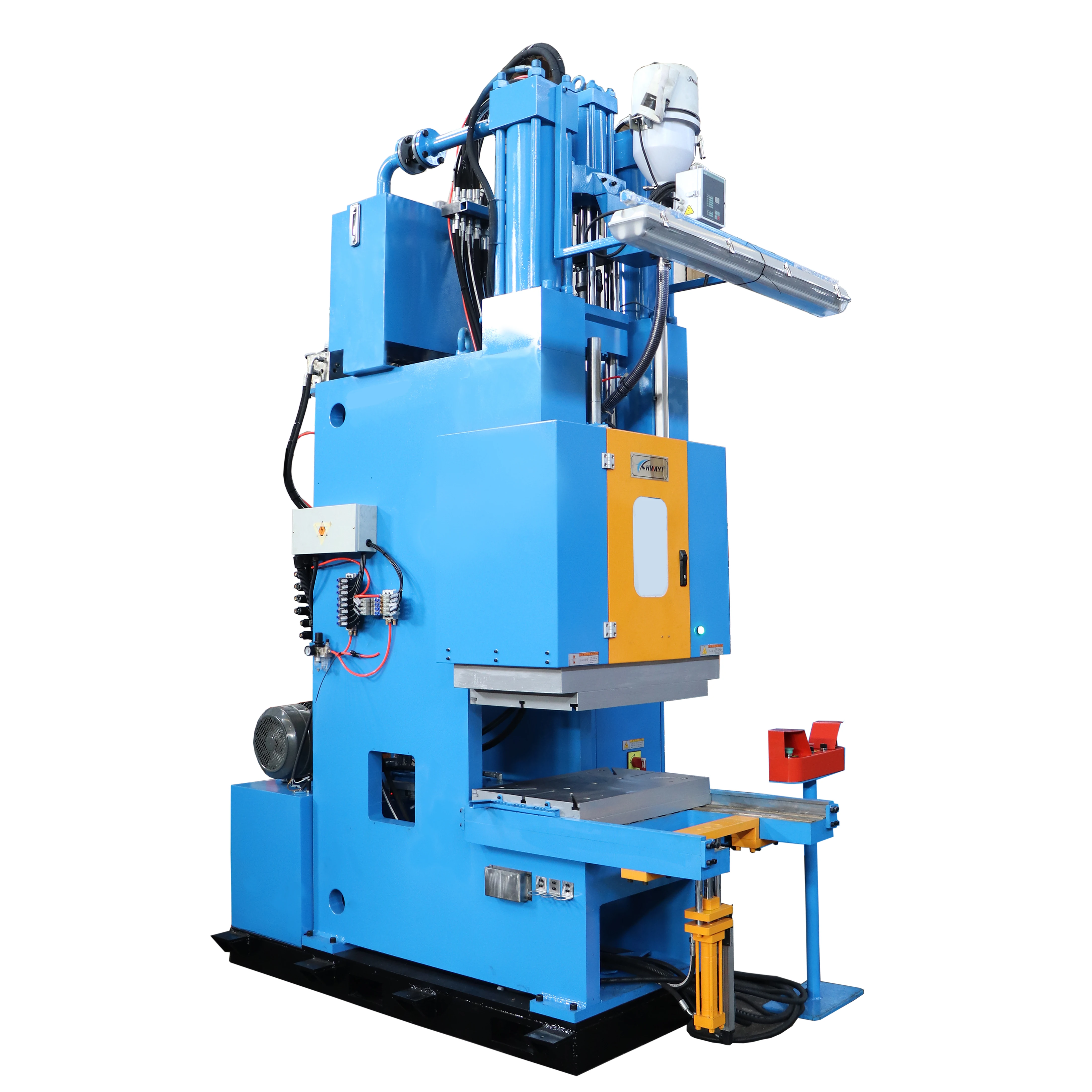 80 ton Huayi TPV C frame injection press machine for TPE & TPV rubber seal profiles joints injection machine