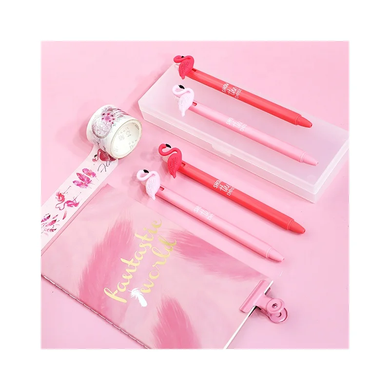 Школьные канцелярские принадлежности, выдвижная ручка, милая мультяшная ручка с пользовательским логотипом, чернила, многоразовая стираемая гелевая ручка