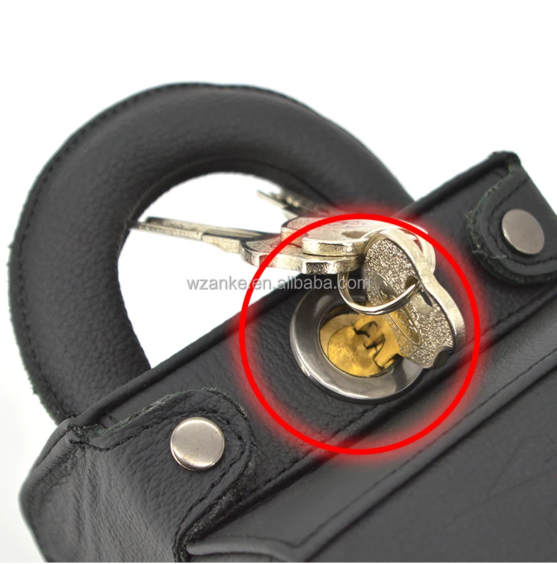 Leather Anti theft steering wheel lock vehicle Security auto accessories car parts anke secure tooling