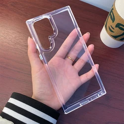 HardAnti-knock Shockproof Clear Phone Back Cover Case for Samsung Galaxy S22 S21 FE A53 A33 S22Ultra ZFlip3 4 Fold3 Phone Case