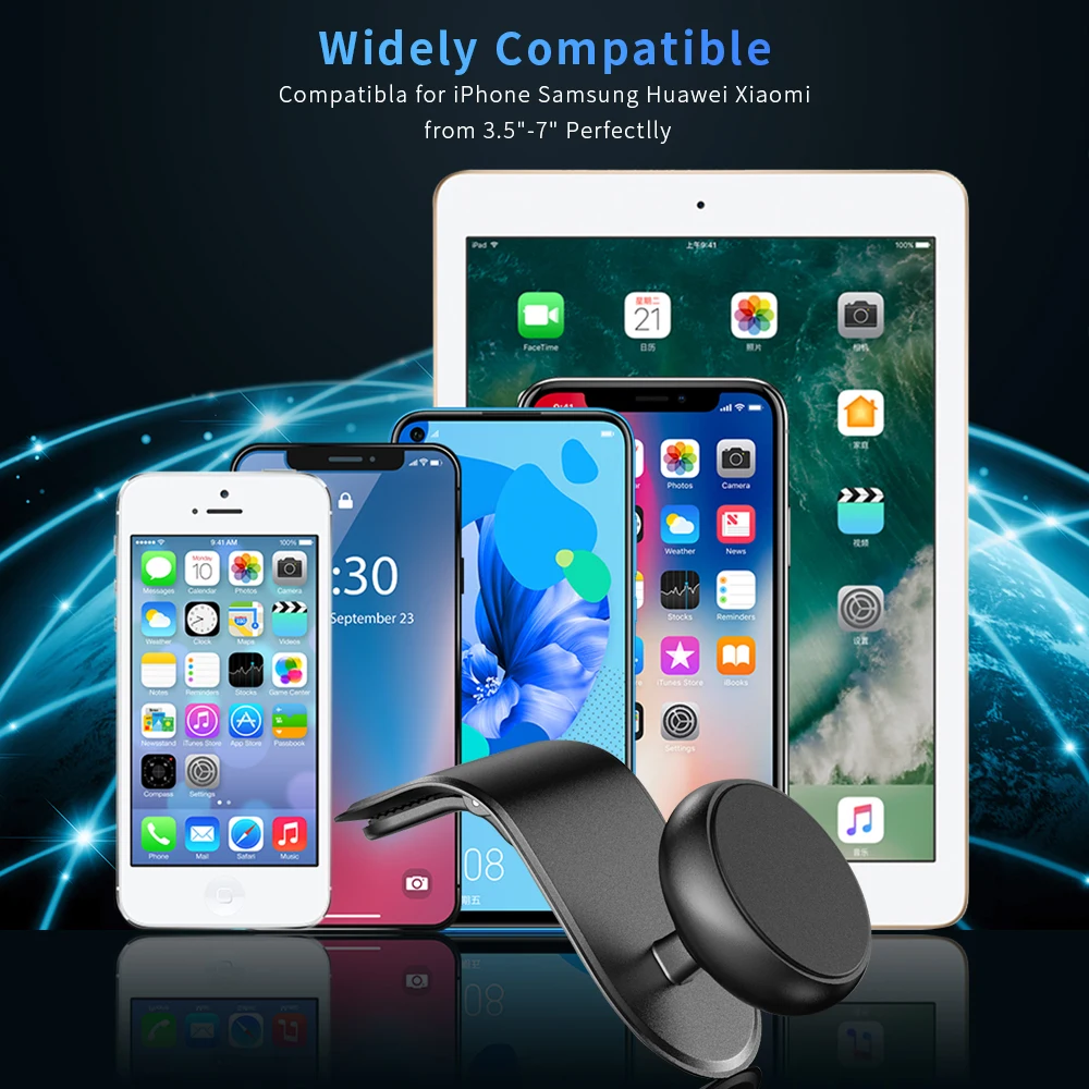 
Magnetic Car Vent Phone Holder Dashboard Tiny Phone Bracket Powerful Magnet CD Slot Holder 