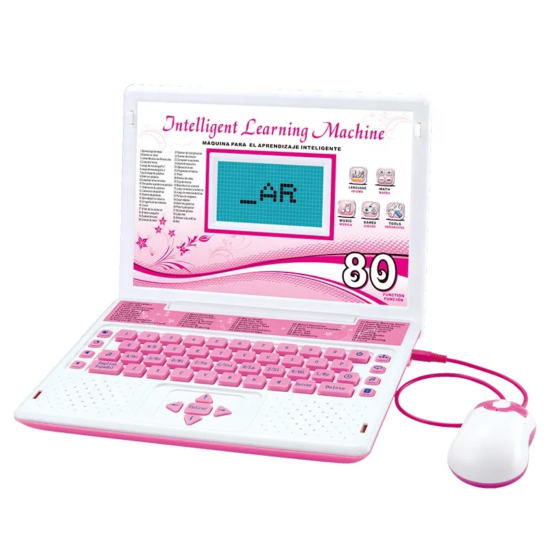 Samsung Ранний Образовательный мини-компьютер 80 функций английский Castellano двуязычный обучающий аппарат ноутбук с клавиатурой