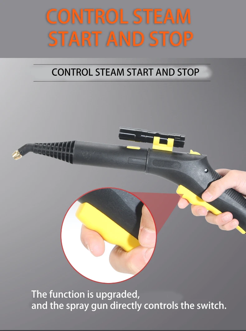 Professional multi-function quick continuous dry wet steam portable steam cleaner for ac