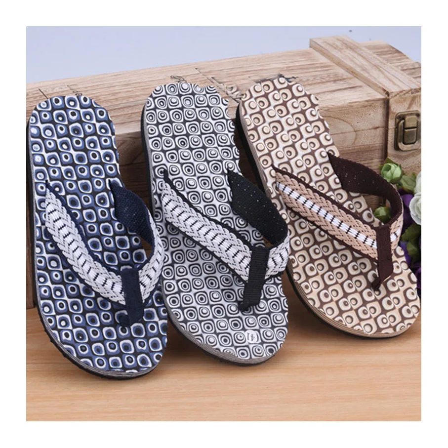 Мужские Пляжные шлепанцы S03 летние тапочки для улицы 3D массажные тапки из ЭВА новый дизайн