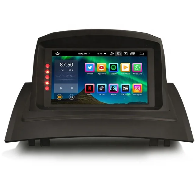 Erisin ES8572M 7-дюймовый Android 12 0 IPS беспроводной CarPlay 4G TPMS DAB DSP автомобильный радиоприемник для Renault Megane II (2002-2008)