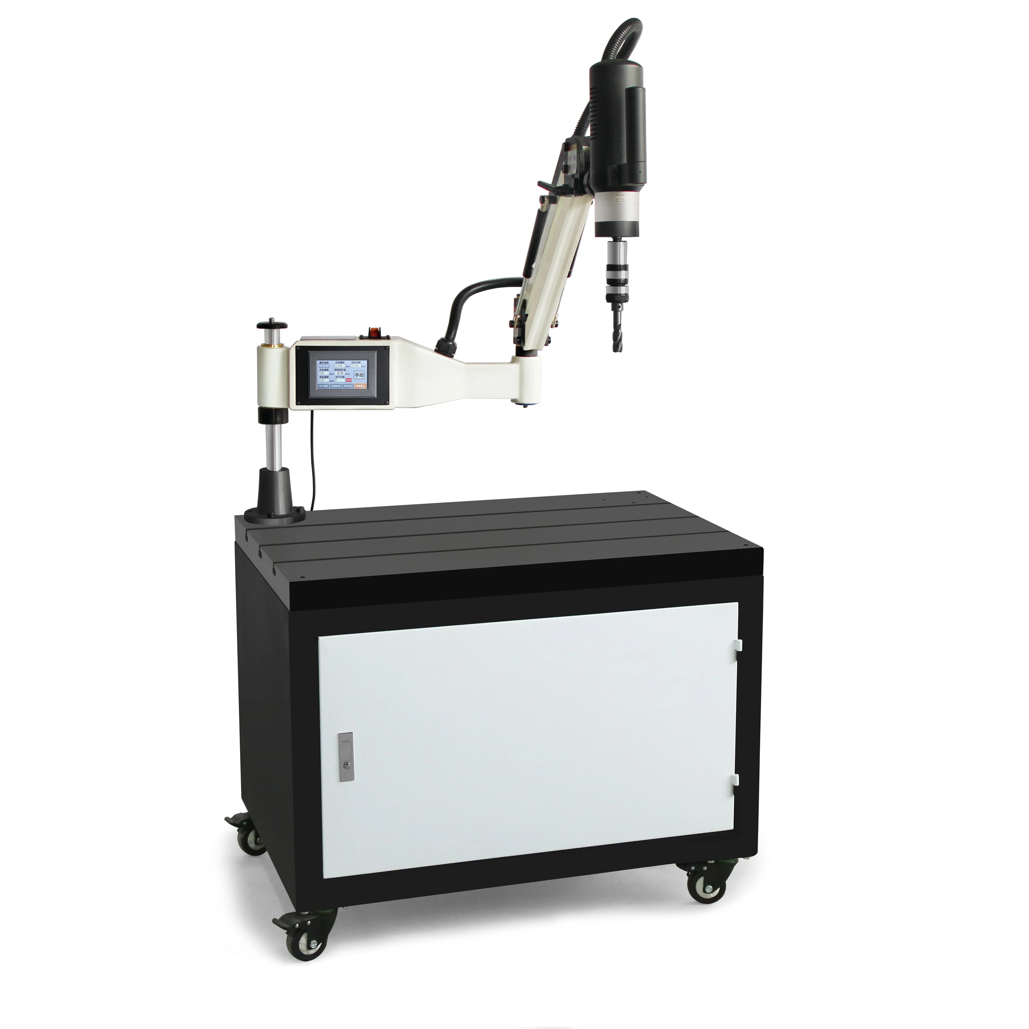 M3 M30 Servo Vertical Tapping Machine Electric Drilling and Tapping Machine Max Yellow Egypt Italy India Spain Set Customized