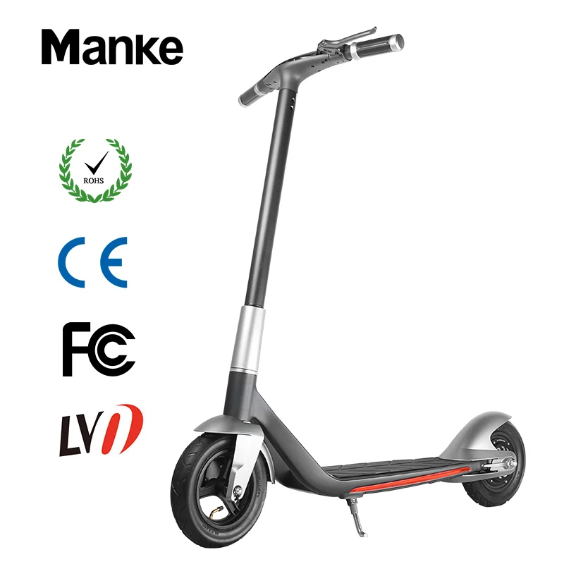
Manke Hot Selling Wholesale price 10inch 300W Folding Electric Kick Scooter with Max Load 120kg 