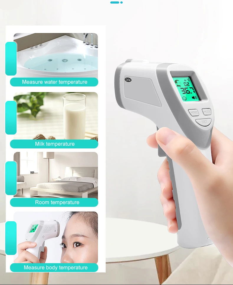 Electronic Non Contact Thermometer Medical Termometro Baby Digital Thermometer Infrared Forehead Thermometer