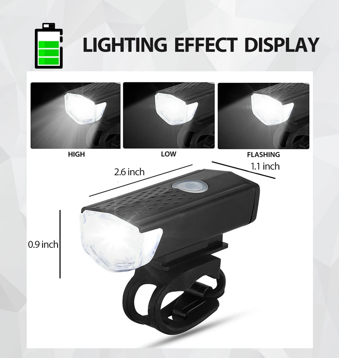 Portable Outdoor Sports Mountain Bike Flashing Para Bicicletas Cycling Front Lamps Rear Led Light Set Bicycle lights Kit