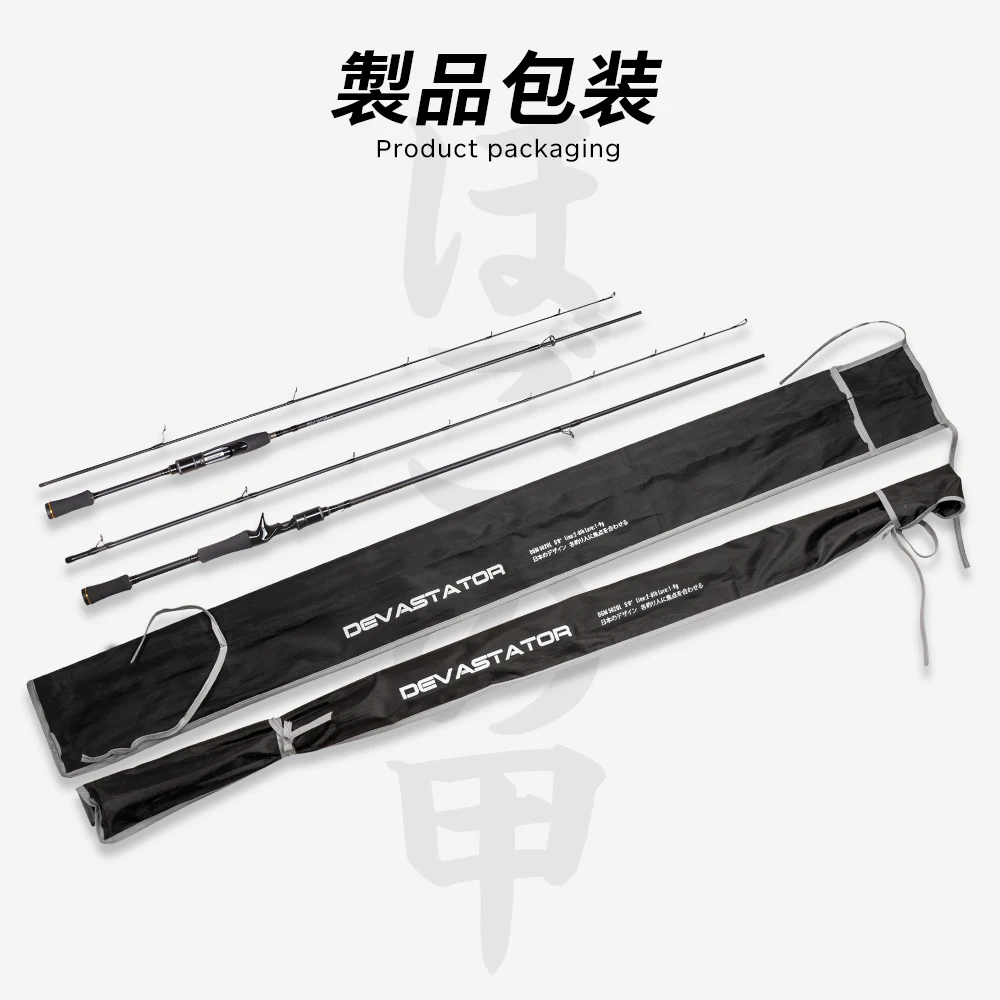 Hunthouse Fishing Equipment High Carbon 2.1m/2.4m FUJI Parts Lure Fishing Rod Bait Casting Fishing Rods Spinning Rod