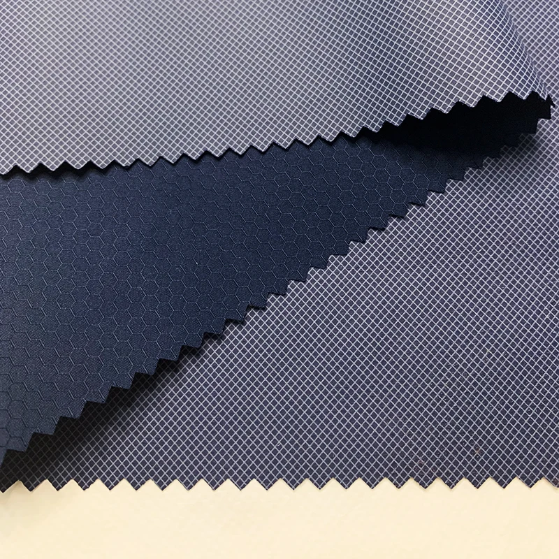 
high light color fastness yarn dyed 100% polyester outdoor Clothes fabric 