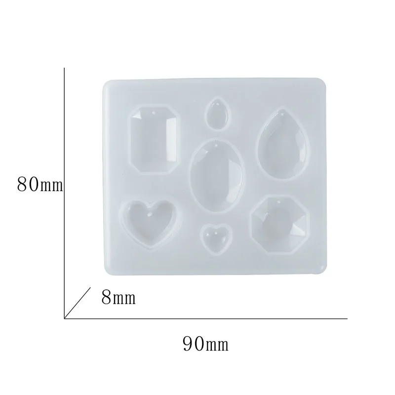 Silicone Molds for Epoxy Jewelry  DIY Resin Casting for Pendant Earrings Necklace Keychains