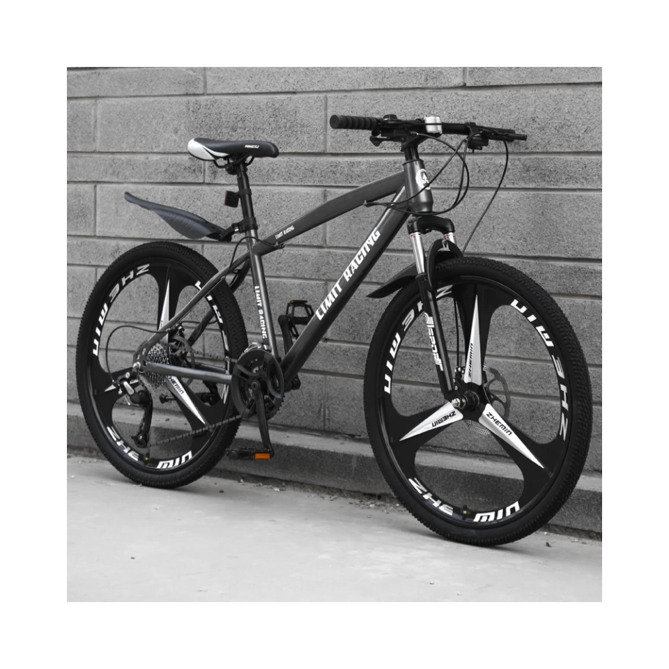 Wholesale 21/24/27-speed shock absorption racing bike carbon steel frame mountainbike 26 inch bicycle for adults